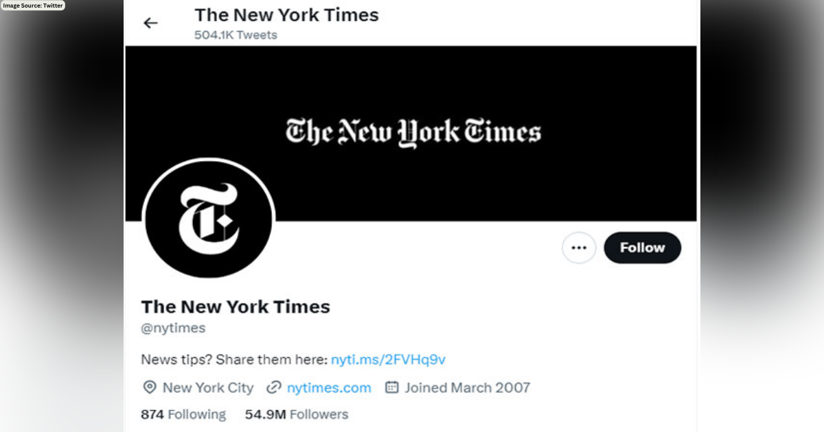 Leading US daily New York Times loses Twitter verification badge